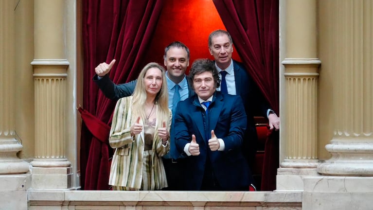 Javier Milei estuvo durante la jura de los diputados nacionales.