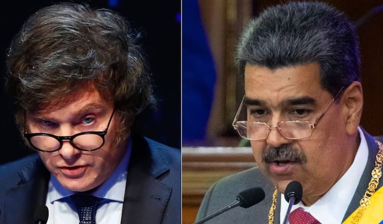 Javier Milei lanzó fuertes advertencias contra Maduro.