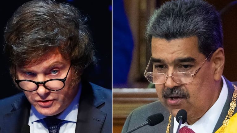 Javier Milei lanzó fuertes advertencias contra Maduro.