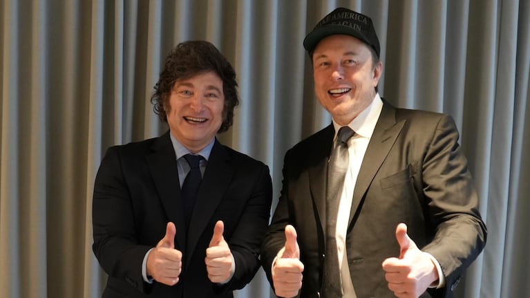 Javier Milei se reunió con Elon Musk en Estados Unidos meses atrás. (Foto: Presidencia).