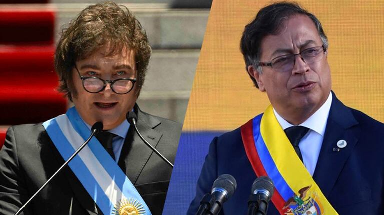 Javier Milei volvió a apuntar contra el colombiano Petro.