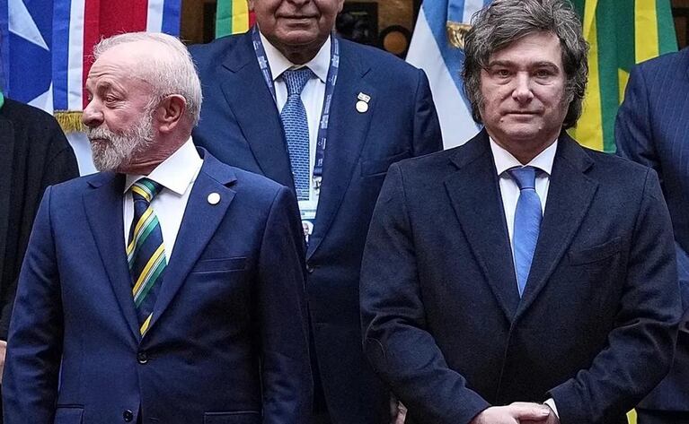 Javier Milei y Lula da Silva