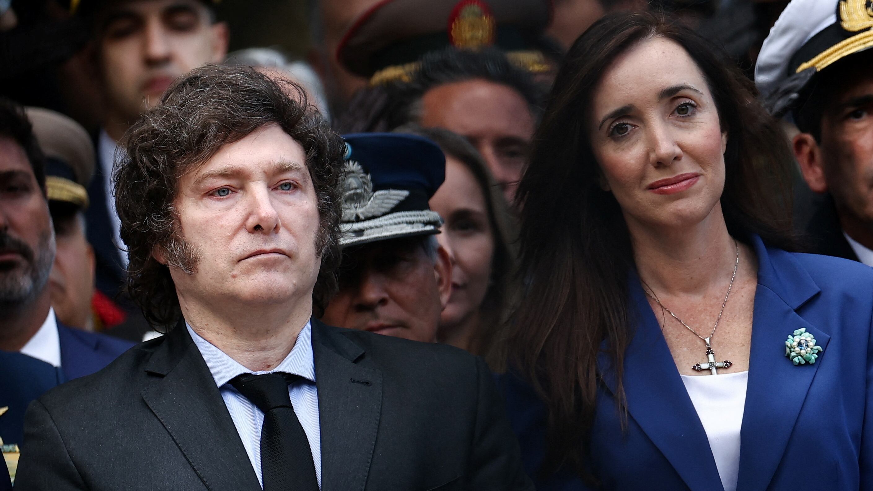 Javier Milei y Victoria Villarruel, una relación quebrada.