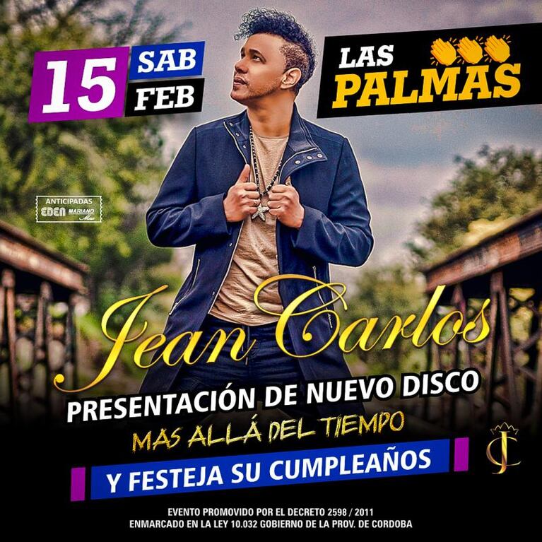 Jean Carlos festeja su cumpleaños en un lugar especial