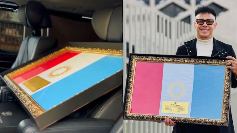 Jean Carlos recibió un reconocimiento en la Casa de Gobierno.