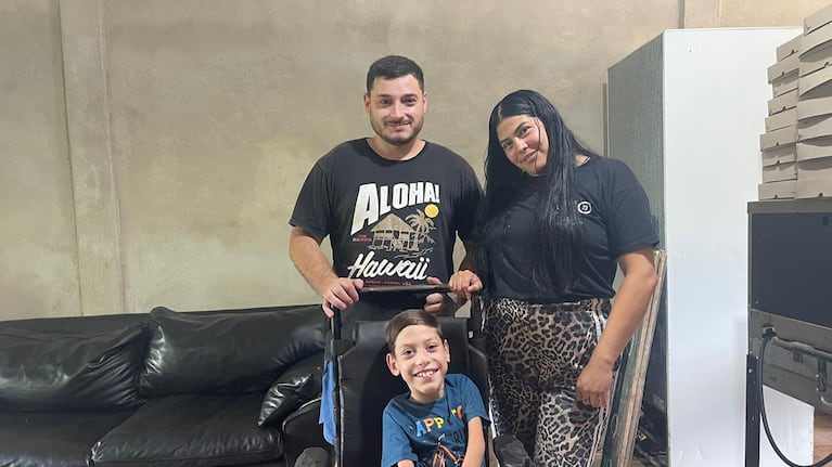 Jere y su familia.