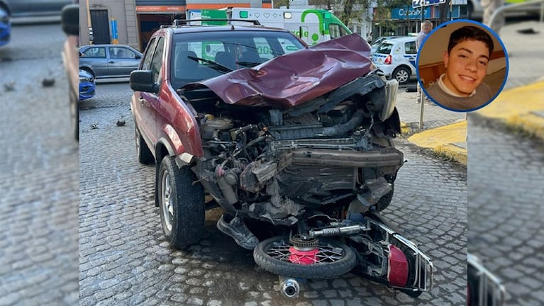 Jeremías Bazán está grave tras un accidente de tránsito en San Francisco.