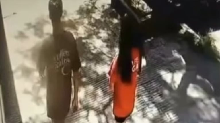 Jeremías Monzón y su novia.