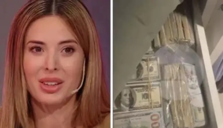 Jesica Cirio quedó en el centro de la polémica tras los videos difundidos con dólares.
