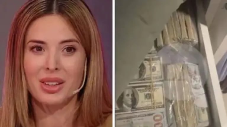 Jesica Cirio quedó en el centro de la polémica tras los videos difundidos con dólares.
