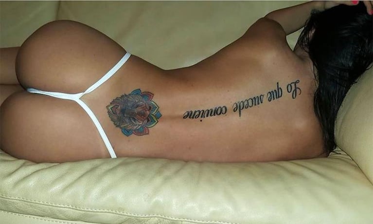 Jésica Hereñú explotó todo con su nuevo tatuaje