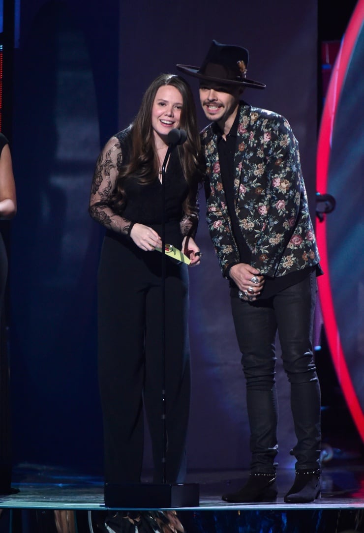 Jesse y Joy en la ceremonia del Grammy Latino. Foto: LatinGrammy.