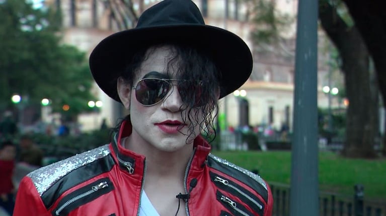 Jhon Palacios, un gran imitador de Michael Jackson.