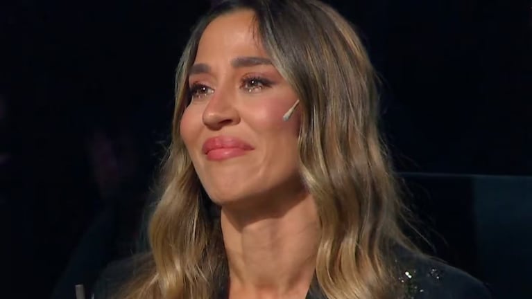 Jimena Barón emocionada.