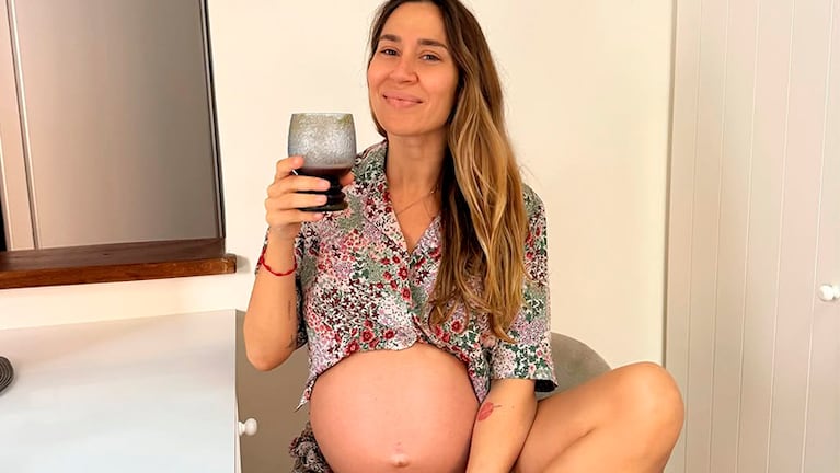 Jimena Barón en la espera de su segundo hijo.