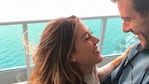 Jimena Baron y Juan Martín Del Potro de vacaciones con Momo.