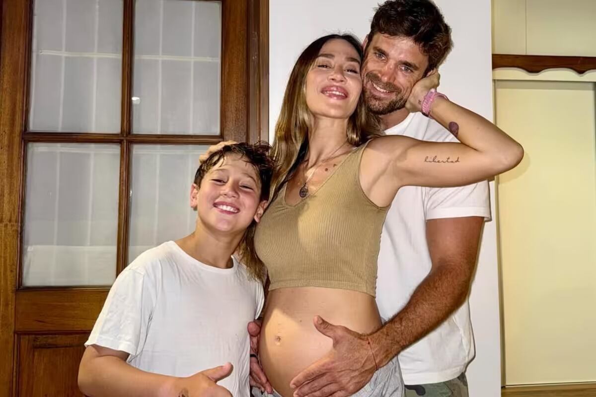Jimena Barón y su familia.