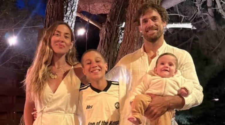Jimena Barón y su familia