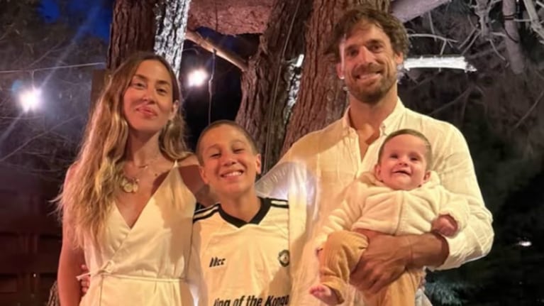 Jimena Barón y su familia
