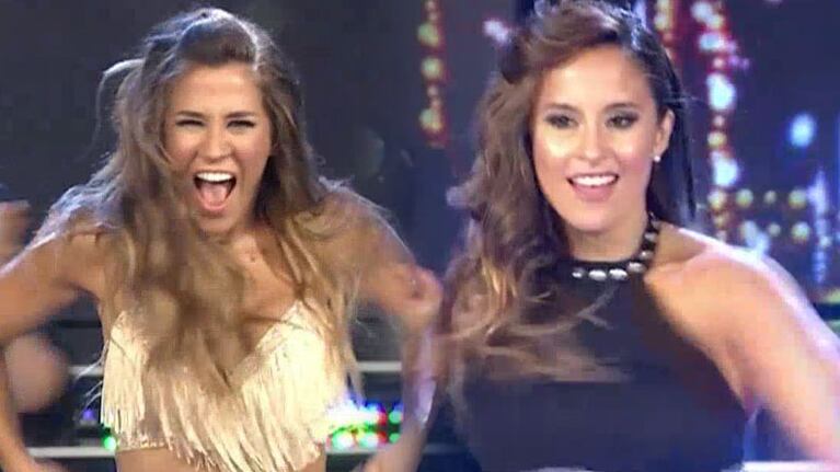 Jimena y Lourdes revolucionaron la pista.