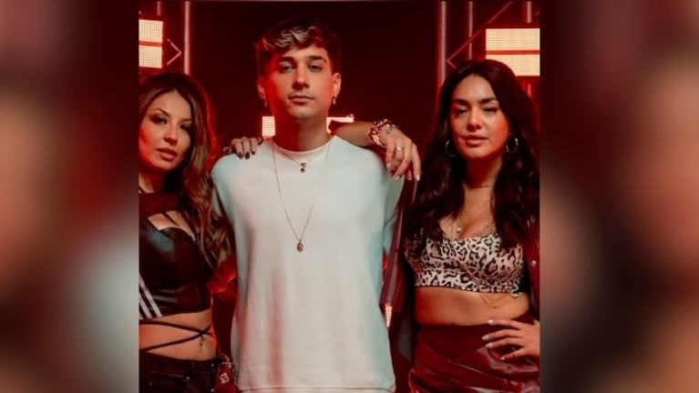 Joaco, Magui y Ángela se juntaron para grabar su primera colaboración.