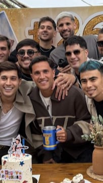 Joacó Martín festejó su cumpleaños con amigos, influencers, músicos y hasta los campeones del fútbol argentino