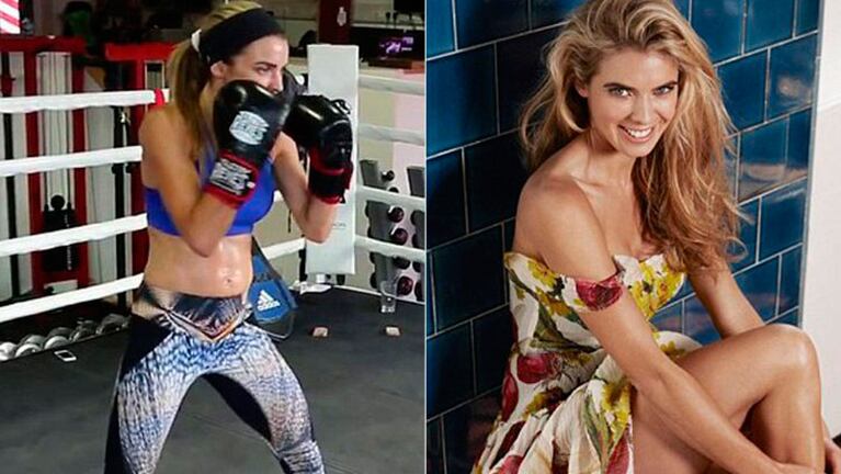 Joanne Salley fue Miss Irlanda del Norte y ahora se divierte en el cuadrilátero.