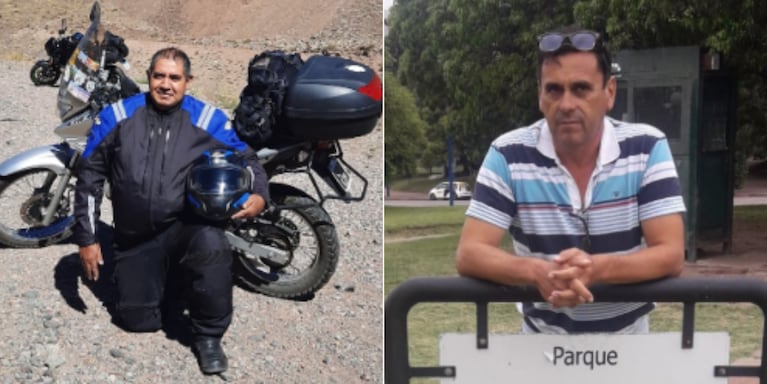 Joaquín Aguirre (izquierda) y Alberto Robledo (derecha) iban rumbo a Deán Funes cuando chocaron.