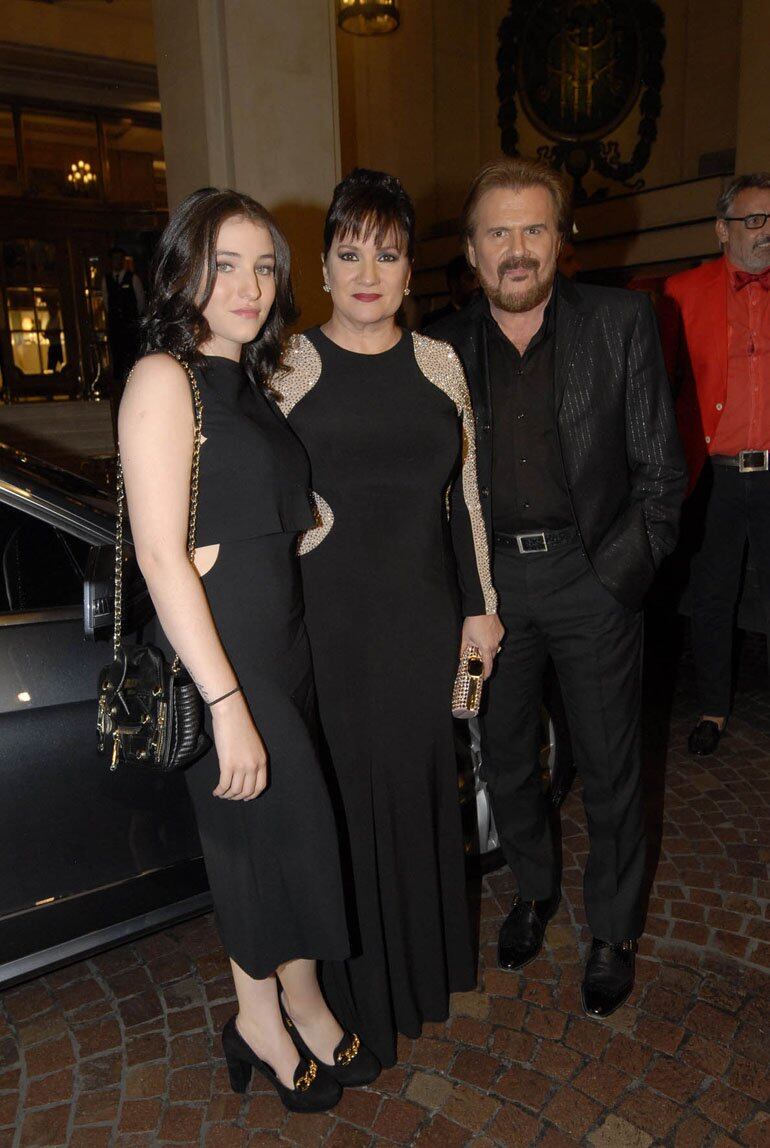 Joaquín y Lucía Galán, con su hija Rocío. Foto: Teleshow