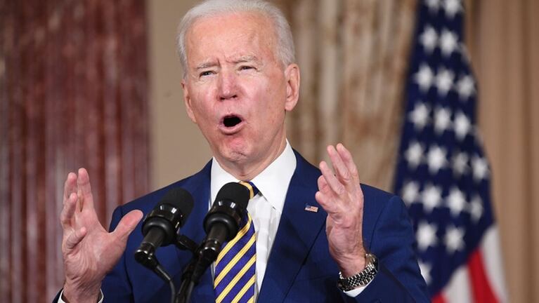 Joe Biden emitió un mensaje desalentador respecto al Covid-19. Foto: Télam.