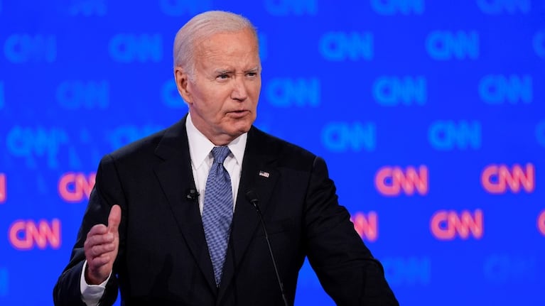 Joe Biden no dejó una buena imagen en el primer debate presidencial (Foto: AP)