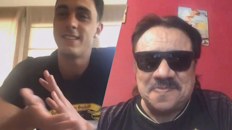 Joel Soñora y El Negro Videla se sorprendieron juntos de la repercusión de la canción.