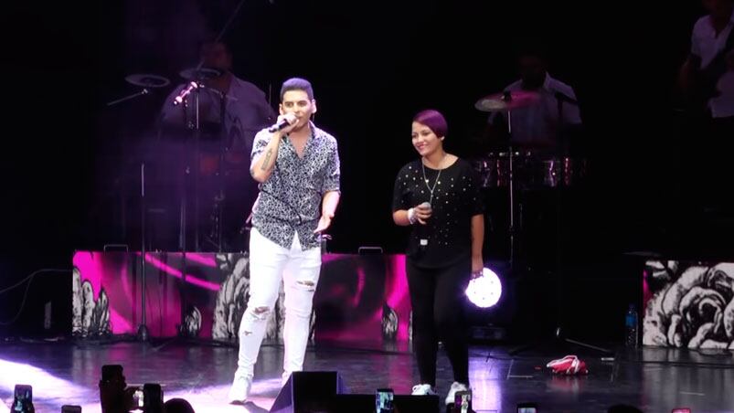 Johana y Pupi en vivo en el Teatro Gran Rex.