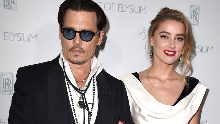Johnny Depp y Amber Heard en medio de un divorcio escandaloso.