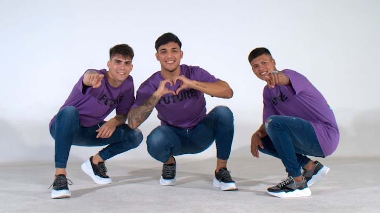 Joni Aguirre, Rodri Ali y Damián Romano, la nueva generación de Chipote.