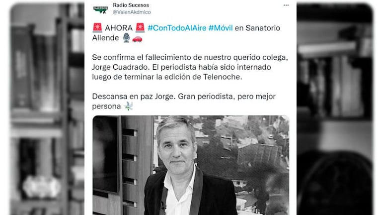 Jorge Cuadrado fue víctima de una cruel y falsa serie de tuits sobre su muerte