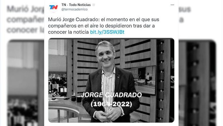 Jorge Cuadrado fue víctima de una cruel y falsa serie de tuits sobre su muerte