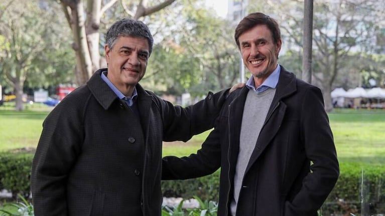 Jorge Macri y Roberto García Moritán. (Foto: Prensa JxC)