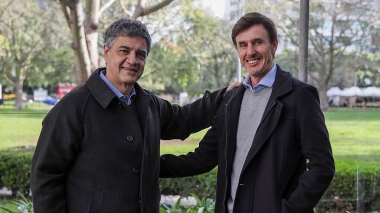Jorge Macri y Roberto García Moritán. (Foto: Prensa JxC)