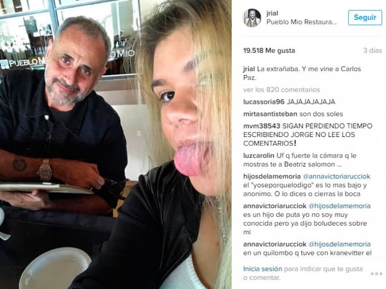 Jorge Rial conoció al novio de Morena: “Es un muy buen pibe”