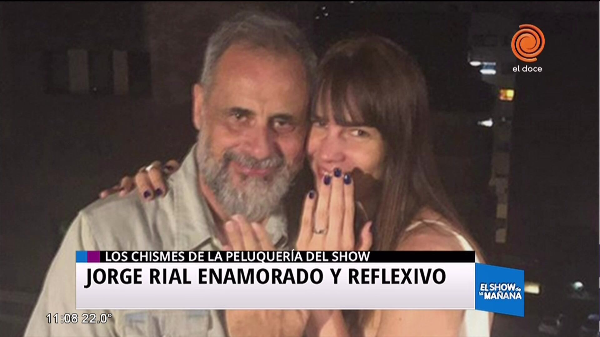 Jorge Ríal, enamorado y reflexivo