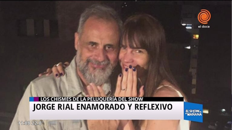 Jorge Ríal, enamorado y reflexivo