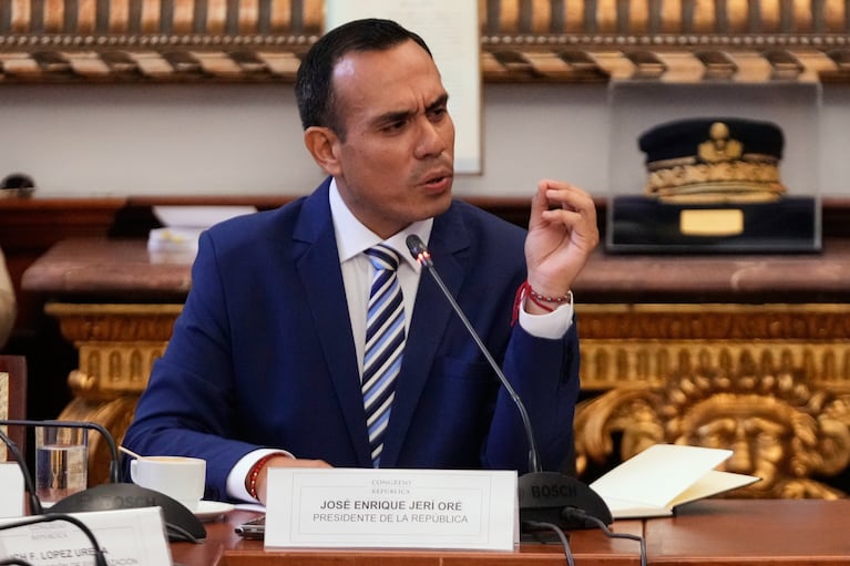 José Jeri. (Foto AP/Martín Mejía)