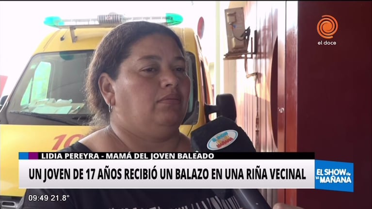 Joven se recupera luego de ser disparado en la pierna