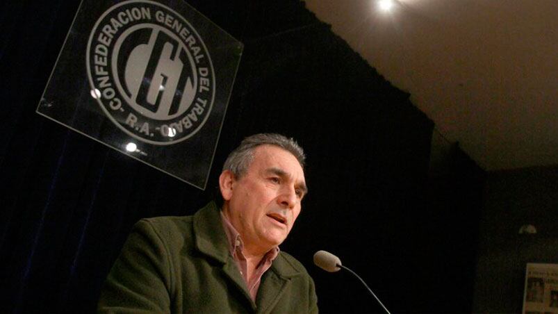 Juan Carlos Schmid, uno de los integrantes del triunvirato de la CGT.