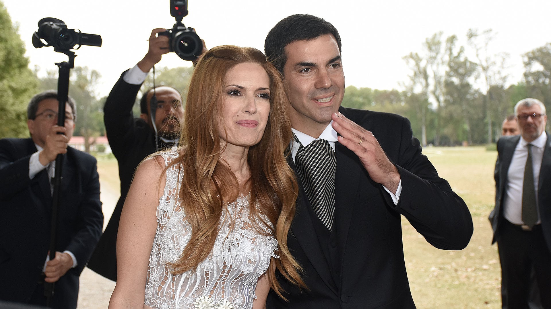 Juan Manuel Urtubey e Isabel Macedo se casaron en Salta. Foto:Infobae.