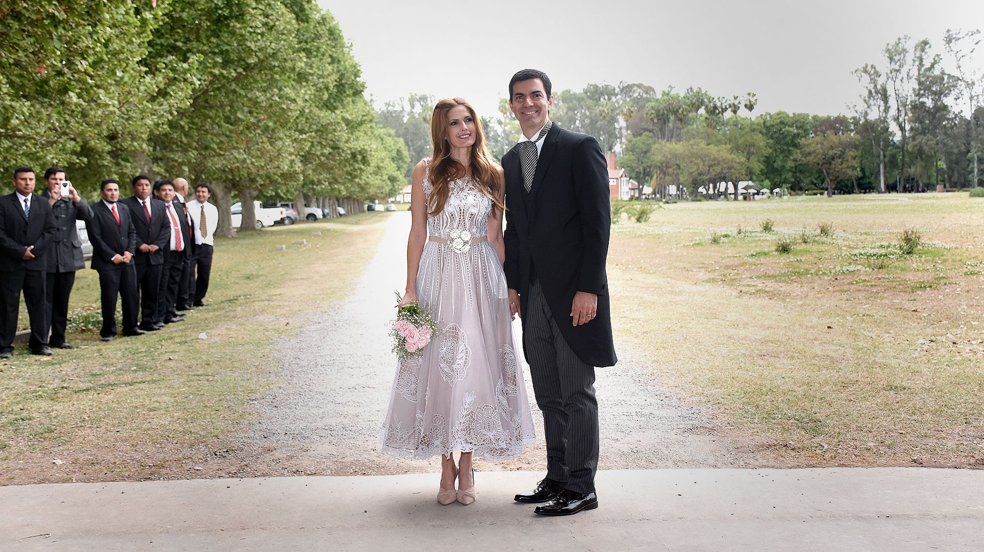 Juan Manuel Urtubey e Isabel Macedo se casaron en Salta. Foto:Infobae.