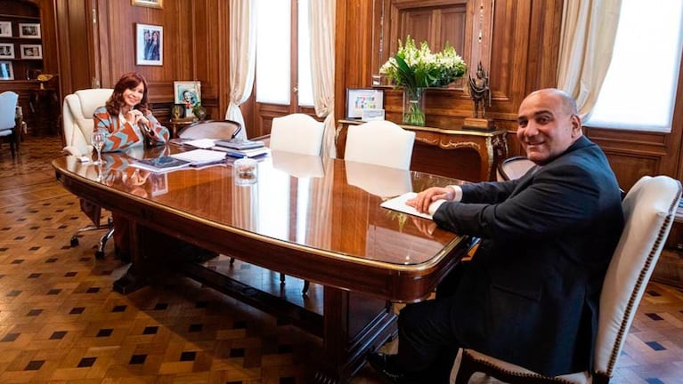 Juan Manzur le brindó su apoyo a Cristina Kirchner.