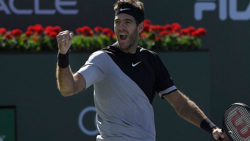 Juan Martín del Potro se prepara para ganarle al número uno del mundo.