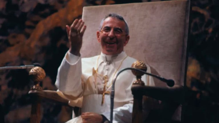 Juan Pablo I, conocido como "el Papa sonriente".